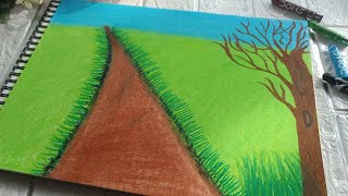 oil pastels Art for kids youtubeshorts oilpasteldrawing oilpainting oilpastel artteacherideas [upl. by Julee]