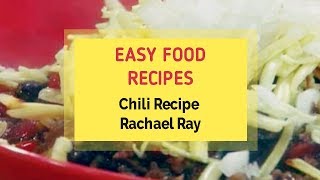 Chili Recipe Rachael Ray [upl. by Angela]