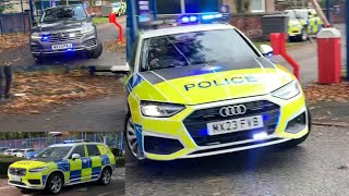 3 Car Response Multiple Traffic Cars Responding Greater Manchester Police [upl. by Lorain]