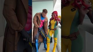 Do you think Rogue will make it😰 cosplay rogue xmen gambit comedy [upl. by Trevar945]