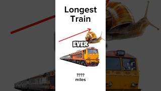 Fastest Train 🚄 ⚡ vs Snail 🐌—Guess Who Wins [upl. by Anelahs]