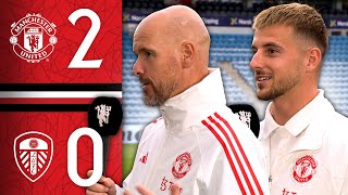 Erik ten Hag and Mason Mount React To First PreSeason Victory 👏 [upl. by Dleifxam95]