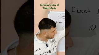 Faraday Law of ElectrolysisClass12Chemistry cbse chemistry ncert shorts youtubeshorts [upl. by Dadirac]