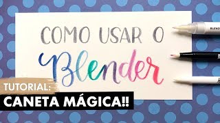 COMO USAR O BLENDER BRUSH PEN  Primeiro Rabisco [upl. by Eyla809]