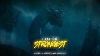 Who Is The Strongest Titan  Godzilla x Ghidorah and Shimo Edit  Phonk Edit godzilla shimo [upl. by Atiroc]