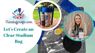 How To Make A Clear Stadium Bag  Easy amp Fun Sewing Project [upl. by Groot829]