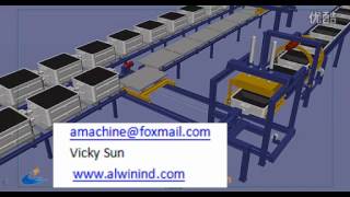 auto moulding machine green sand casting produce line [upl. by Gilmour985]