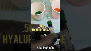 How to dilute concentrated Lipolase  Hyaluronidase with sterile saline [upl. by Ellerehs]