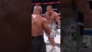 Jake Paul bows to Mike Tyson at the end of the match PaulTyson [upl. by Assirat]