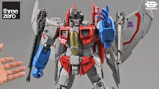 Unboxing Transformers MDLX Starscream by threezero [upl. by Nolyat]