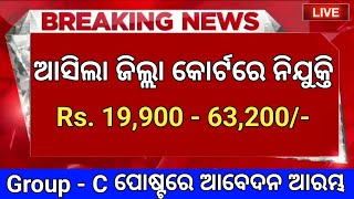 Odisha District Court Group C Recruitment 2024  Odisha Govt Jobs 2024  Odisha New Job Vacancy [upl. by Arratoon194]