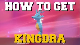 HOW TO EVOLVE SEADRA INTO KINGDRA IN POKEMON SWORD AND SHIELD HOW TO GET KINGDRA BEST METHOD [upl. by Aihsi167]