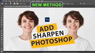 How to used sharpen an image with photoshop 2024 [upl. by Kenward]