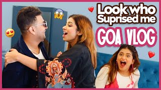 Look who surprised me awezdarbar 😍❤️  Goa vlog part 2  Nagma Mirajkar [upl. by Honora]