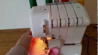 Aeg Overlock 760 Lautstärke [upl. by Zielsdorf960]