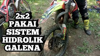 DIRT BIKE Trail 2x2 sistem hidrolik [upl. by Ferne]