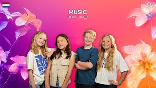 Stay Tuned  Music  🇳🇱 Junior Eurovision 2024 Lyrics Video [upl. by Shelden]