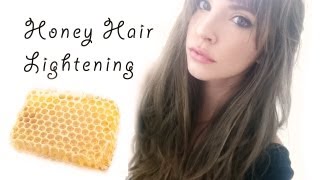 How I lighten my hair with honey cinnamon and olive oil [upl. by Itaws]