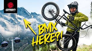 Riding This Full Sus BMX In The Alps Was A Bad Idea Here’s What Happened [upl. by Aderb]