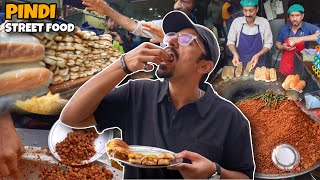 LETHAL STREET FOOD IN PAKISTAN  Fry Channy Murgh Pulao amp Burger in Rawalpindi [upl. by Jezreel119]