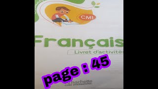 citronnelle CM1livret dactivités page45 [upl. by Eruot]