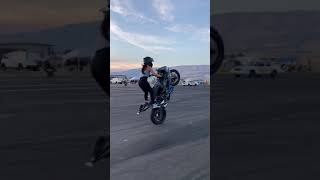 Wheelies on my new 2019 636 Stunt Bike 🥳 shorts [upl. by Okiram764]