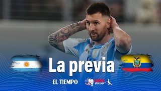 Lionel Messi está en vilo para el partido de la Copa América y se arriesga a grave lesión El Tiempo [upl. by Alithia435]