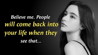 People will come back into your life  Psychology facts  Quotes [upl. by Baron765]