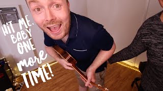 HIT ME BABY ONE MORE TIME  BRITNEY SPEARS EASY UKULELE TUTORIAL [upl. by Adnomar354]