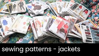 My collection of jacket sewing patterns 🧥 [upl. by Germann311]