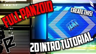 How to Make a 2D Intro with Panzoid Clipmaker 3 [upl. by Harlow]