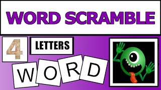 Scrambled Words Games  Jumbled Word Game  Guess the Word Game  Word Scramble  SW Scramble [upl. by Annaohj]