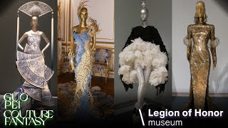 Legion of Honor Museum in San Francisco and the Guo Pei Couture Fantasy Exhibit [upl. by Ahsataj]