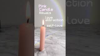 Pink Candle Rituals🩷 candle magic  love spell work [upl. by Nylrem63]