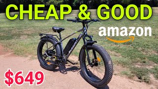 Amazon Electric Bike  Mukkpet Suburban 750W Electric Review [upl. by Levona105]