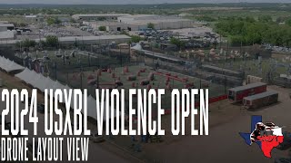 2024 USXBL Violence Open  Drone layout view in 4K [upl. by Gurias]