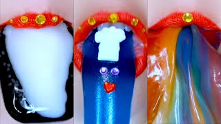 ASMR Lippen Gelee Essensgeräusche Emoji [upl. by Davidson]