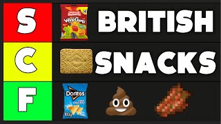 The ULTIMATE UK Snacks Tier List [upl. by Dhiren]