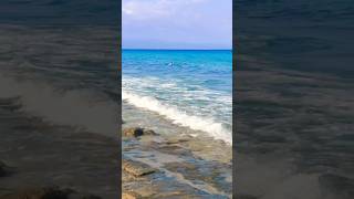 Greece Halkidiki Kassandra Afitos beach 🌊🌊🌊 beach summer sea [upl. by Nyrtak]