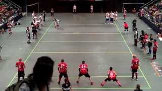 Canada vs USA  Mens Final  Dodgeball World Championship 2014  2nd Half [upl. by Haeli748]