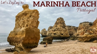 Praia Da Marinha Beach Algarve Portugal [upl. by Drwde172]