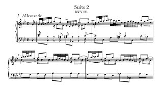 Bach French Suite No2 with Score complete P Barton FEURICH 133 piano [upl. by Ztnahc954]