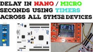 How to create delay in nanomicro seconds using timers in stm32 [upl. by Fotina]