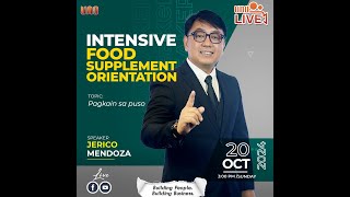 Intensive FSO Food Supplement Orientation Topic quotPAGKAIN SA PUSOquotTrainer Mr Jerico Mendoza [upl. by Sitrik]