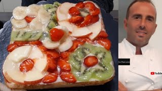 Crostata con crema e frutta spettacolare e facilissima corso di pasticceria [upl. by Annoed]