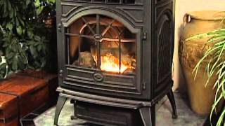 QuadraFire® Castile Pellet Stove Video [upl. by Ardnac230]