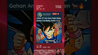 When goku GT fight with his sons👿😈🥶🥵❤️‍🔥 dbz shorts trend viral trending goku anime ytshorts [upl. by Zsa]