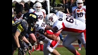 American Football Ritterhude Badgers  Braunschweig Lions [upl. by Akered1]