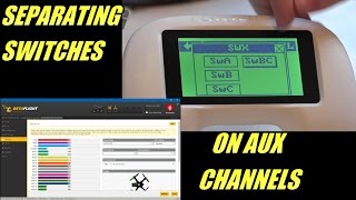 Separating Aux Switches On Turnigy Evolution [upl. by Nonnag]