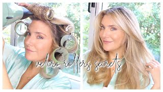 HOW TO USE VELCRO ROLLERS ON LONG HAIR FOR VOLUME EASIEST TUTORIAL WITH ALL THE SECRETS [upl. by Iret]